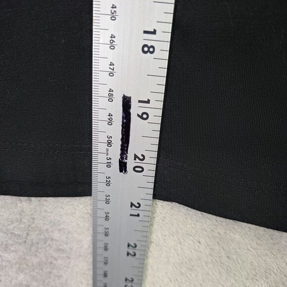 Womens Mighty Fine Black Leopard Print Pumpkin T Shirt Short Sleeve Halloween S - Picture 5 of 5